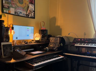 michal-biii - @JestemKaspi - niech Ci będzie, do oceny. Moog DFAM, M32, Subharmonicon...