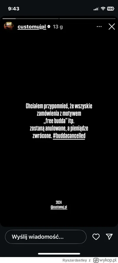 Ryszardastley - #famemma wrzucałem wcześniej wczoraj posta że ziomek z customuj pl si...