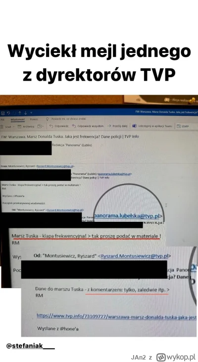 JAn2 - Zalecenia dyrektora TVP odnośnie relacji z marszu miliona (－‸ლ)

#tvpiscodzien...