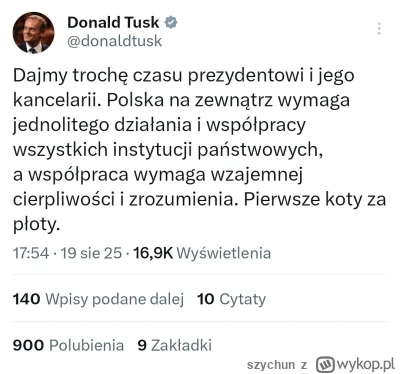 szychun - #polityka Słuchaj Młody, odwaliłeś maniane ale bierz się w garść. Trzeba dz...