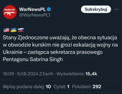 M.....s - No i bardzo dobrze, bo co ruska małpa zrobi? Najedzie Ukrainę jeszcze bardz...