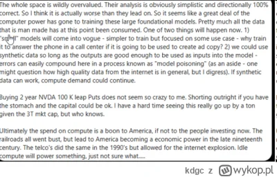 kdgc - @OskariuszKonduktorski: Absolutna zgoda. To, że to jest bańka to każdy rozsądn...