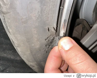 Uzapi - Jest taka o dziura w oponie miraski. Myślicie że to co zrobiłem (zdjęcie w op...
