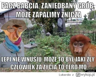 Lukardio - #heheszki #humorobrazkowy #wszystkichswietych #grobbing #polak