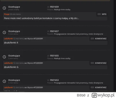 B.....0 - #f1 Jak zgłaszacie posty wyzywające Oponiarza to dajecie "atakowanie innych...