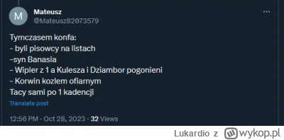 Lukardio - To kiedy zmiana partii na Ruch narodowy
powiem że to wielki sukces nieroba...