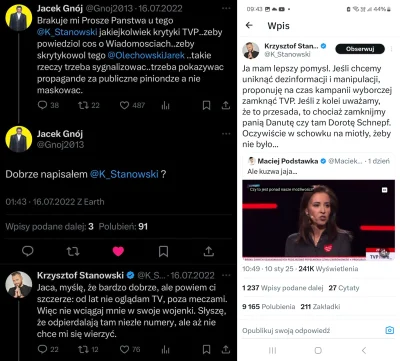 splinter96 - Stanowski 2022: ja praktycznie telewizji nie oglądam
Stanowski 2025: to ...