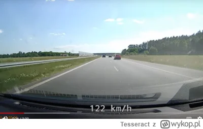 Tesseract - Wow, typ na autostradzie przy prędkości 120 km/h zjeżdża na lewy pas  kaw...