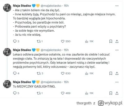 thorgoth - GASLIGHTING MEDYCZNY, dios mio  ¯\(ツ)/¯

Przy czym ja absolutnie wierze że...