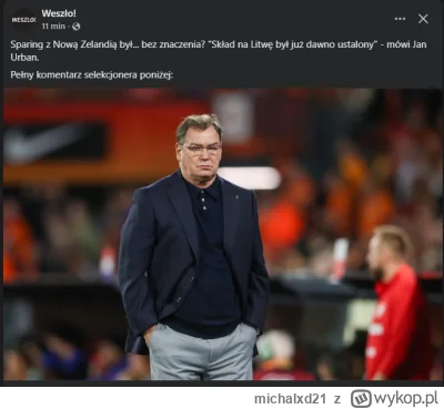 michalxd21 - Aaa, to w takim razie spoko, skoro skład jest na Litwę ustawiony to uspr...