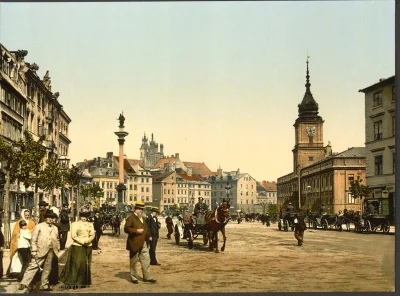 wfyokyga - Krakowskie przedmieście, Warszawa około 1900