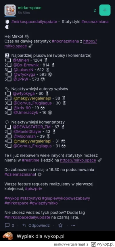 makgyvergaleriapl - @Returned Ja często bywam. Raz nawet się udało być przed wfyokyga...
