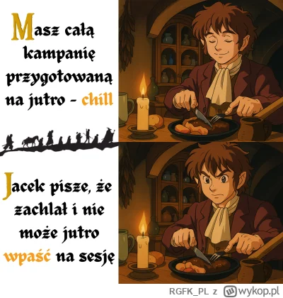 RGFK_PL - Ach, każdy GM to zna! Dzień minął, notatki porobione, smoki obstawione skar...