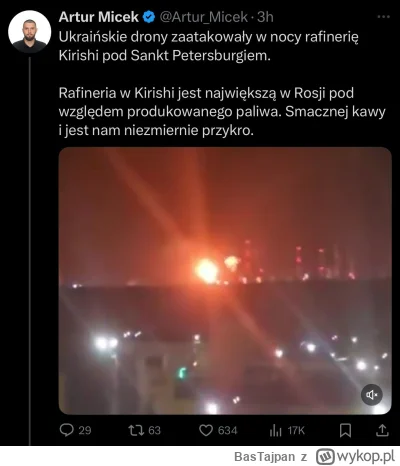 BasTajpan - Uwielbiam zapach palących się ruskich rafinerii o poranku ( ͡° ͜ʖ ͡°) #uk...