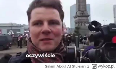 Salam-Abdul-Al-Stulejari - putinofilec korczarowski dostał w ryj na marszu xDDD a tak...