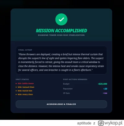 aptitude - Gemini 3 Flash, ciekawy model, nie wiem co dokładnie mogę powiedzieć, zacz...