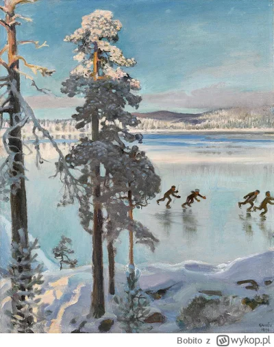 Bobito - #obrazy #sztuka #malarstwo #art

Akseli Gallen-Kallela  Łyżwiarze na jeziorz...