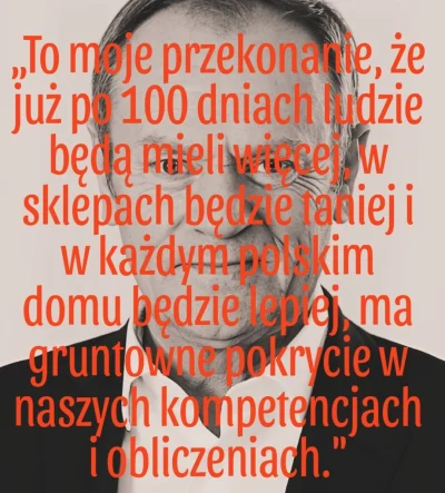 Sliski_vacek - @Arboree: mordo poczekaj jeszcze chwile, za 100dni bedzie lepiej, mowi...
