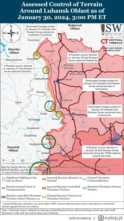 zafrasowany - Raport ISW: Trwa rosyjska ofensywa na osi Charków-Ługańsk.
NOWOŚĆ: Na p...