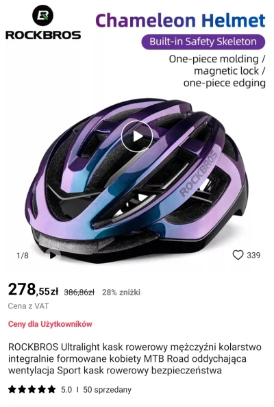 miss-durniu - Ktoś ma kask Rockbros z #aliexpress i może się wypowiedzieć co do jakoś...