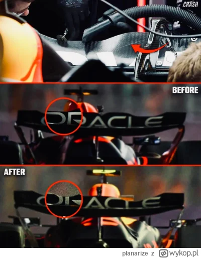 planarize - #f1 warto udokumentować z jak „profesjonalnym” skrzydłem jedzie Max