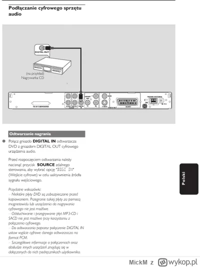 MickM - @Bunch: W instrukcji masz opisane wejście cyfrowe dźwięku. Telewizor ma zapew...
