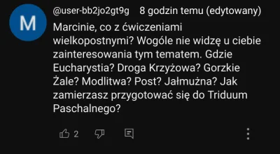 -x_x- - @Vendigoo: Może wykonuje tzw. ćwiczenia wielkopostne?