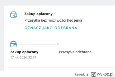 kepak - #allegro @allegro_pl Pierwszy i ostatni raz kupiłem coś od majfrenda na alleg...