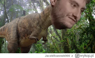 JacekRozenek900 - Ale dziwny ten nowy Park Jurajski. Zdjęcie jednego z nowych dinozau...