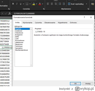 Instynkt - Czemu mi tą liczbę wyświetla w dziwnej postaci? Wogóle to powinno być 2270...