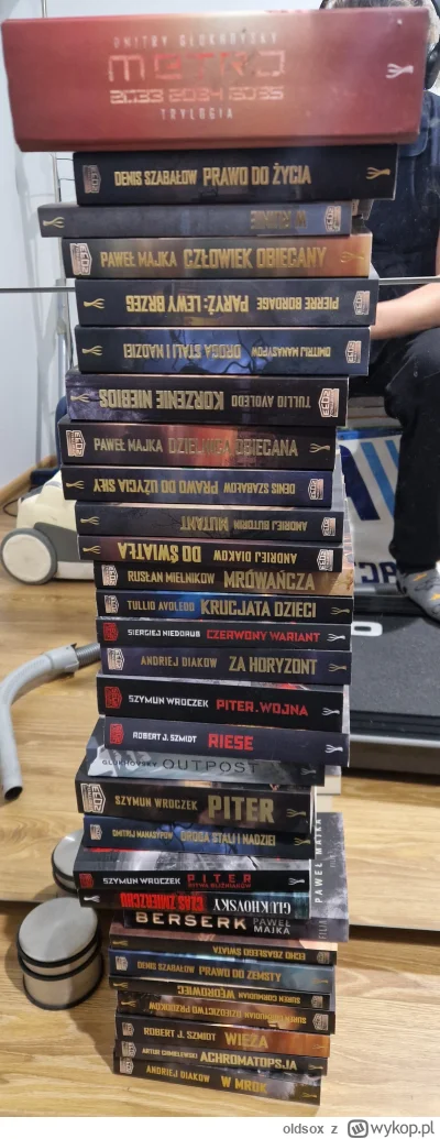 oldsox - chyba całe uniwersum metro2033 oczywiscie tylko to co zostalo przetlumaczone...