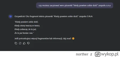 norther - Tyle są warte modele llm. Dopóki nie nauczą modelu powiedzieć nie wiem to t...