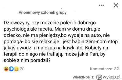 WielkiNos - Zadziwiająca jest wiara ludzi w terapię. Czy terapia jest w stanie zmieni...