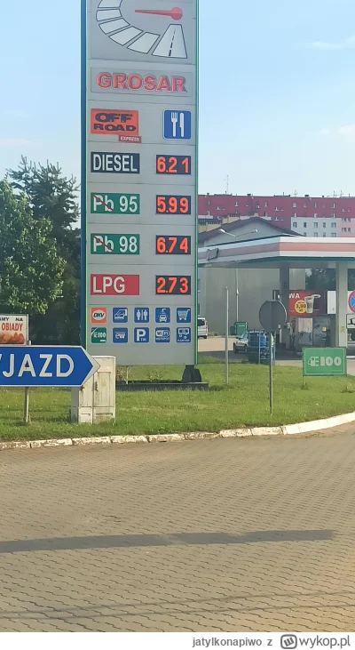 jatylkonapiwo - #tarnow hmm mirki, co ten Grosar sprzedaje za paliwo, ze jest az 35gr...