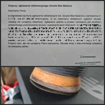 radziuxd - Klasyk - reklamowanie obuwia w polskim chlewie. Nie uznajemy reklamacji, b...