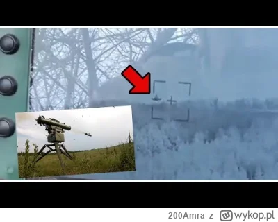 200Amra - Tutaj stare nagranie jak Ukraińcy zestrzelili helikopter bojowy za pomocą p...