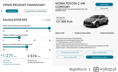 NightRock - Może mi ktoś wyjaśnić, na czym polega Leasing KINTO ONE w Toyocie?
Widzę,...