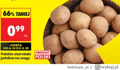hotshops_pl - Ziemniaki pyry kartofle w Biedronce za 99 gr za kilogram

https://hotsh...