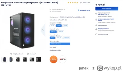 janek_ - Czy ten komp jest spoko za te pieniądze? 

Moje potrzeby: większą część czas...