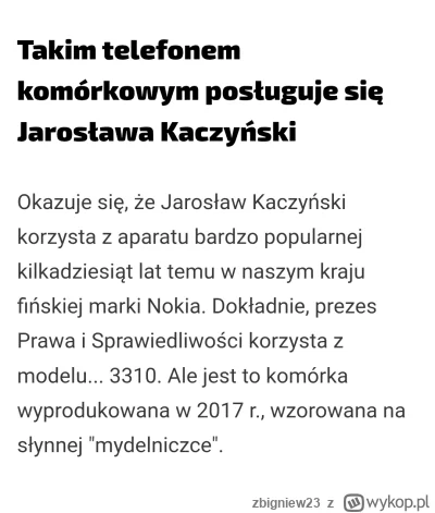 zbigniew23 - @TrexTeR i gdzie on to czytał niby? Na swojej noki 3310? Bo to że ktoś m...