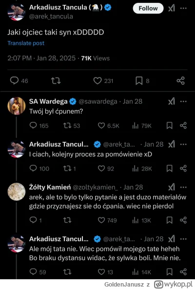 GoldenJanusz - @Jerzy_Kudelski: @essos @Asousino Aaroy się już zesrał xd