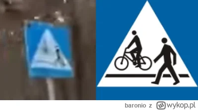 baronio - Znak wyraznie mowi, ze to przejscie dla pieszych i rowerzystow. W mojej oce...