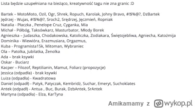 Amikamamy - @naksu: no dobra ,ok mas i się ucz tych ksyw bo to ten jedyny i ostatni r...