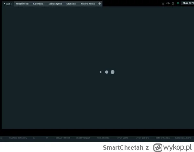 SmartCheetah - #gielda #xtb Od wczoraj okno wykresów nie może się załadować. Żadne pr...
