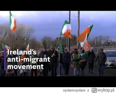 oydamoydam - Irlandczycy protestują przeciwko imigrantom, w tym Ukraińcom.

#irlandia...
