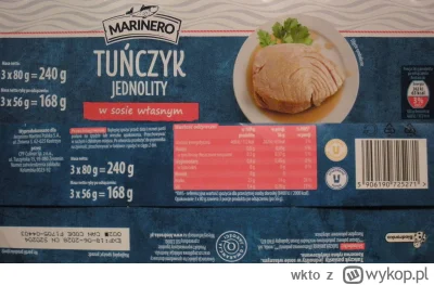 wkto - #listaproduktow
#tunczykpuszka jednolity w sosie własnym (wodzie) 3-pak Marine...
