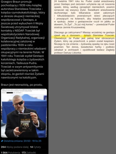 fidelio-fidelio - #polityka 
Grzesiu Braun ma nowego idola. Doslownie kolaboranta naz...