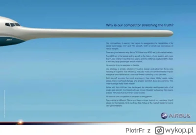 PiotrFr - @Jossarian: Airbus w swojej reklamie w 2012 sugerował, że Boeing kłamie na ...