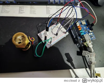 mccloud - Arduino dzien 3:
ETH podłączony - out of box działa.
Wysyłanie do HA - nie ...