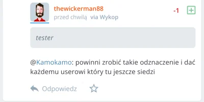 s.....k - @thewickerman88: Michał już cie minusuje